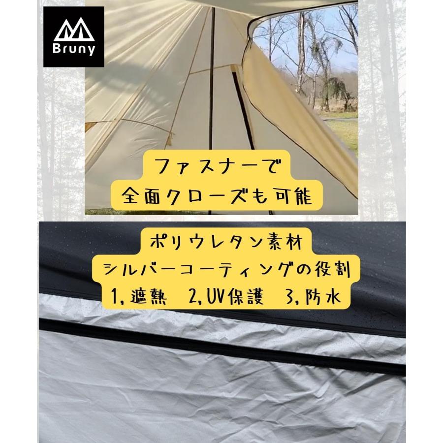 パップテント 大型 軍幕テント タープ テント キャンプ 用 アウトドア