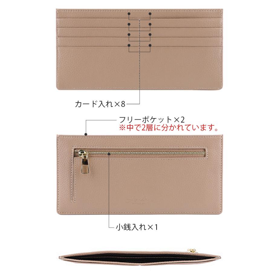 LIZDAYS（リズデイズ） 薄い財布 レディース財布 5mm 本革 革 レザー