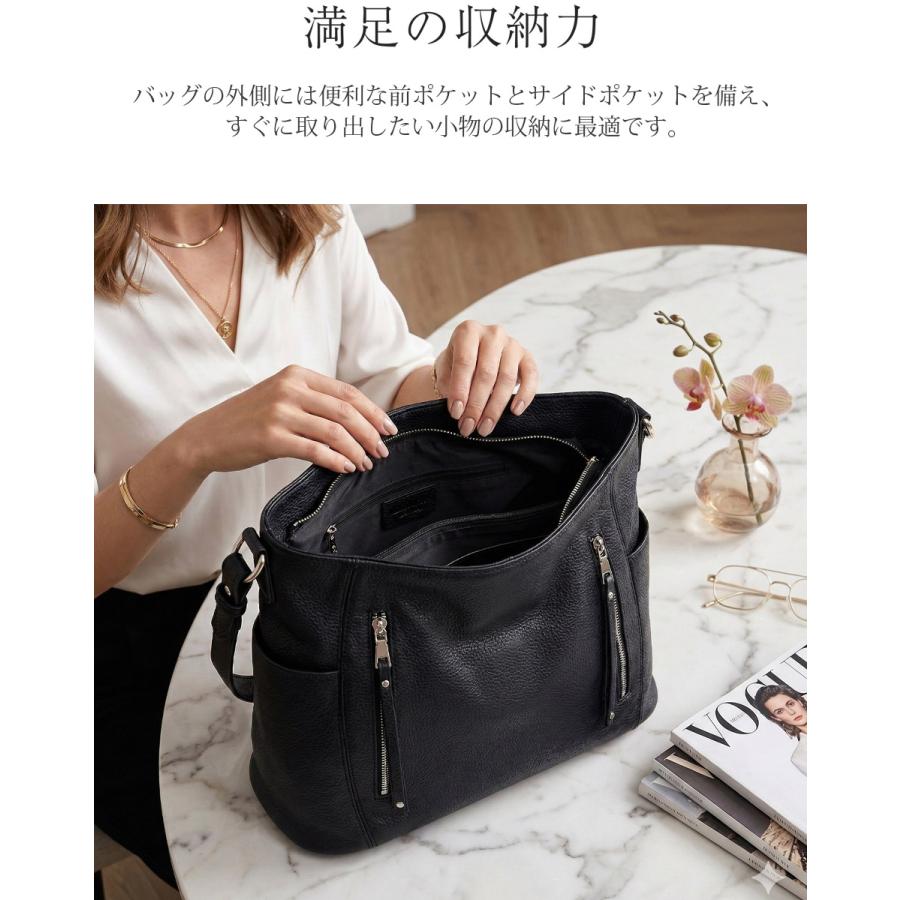 【本革】A4収容可　レザー　ショルダーバッグ 本革 ショルダーバッグ レディース 斜めがけバッグ トートバッグ 革