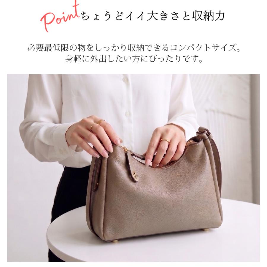 ショルダーバッグ レディース 斜めがけ 本革 レザーバッグ 革 2way