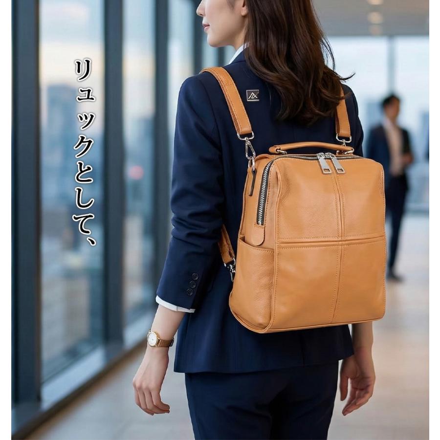 2WAY リュック 本革 リュックサック 革 レザー レディース レディース