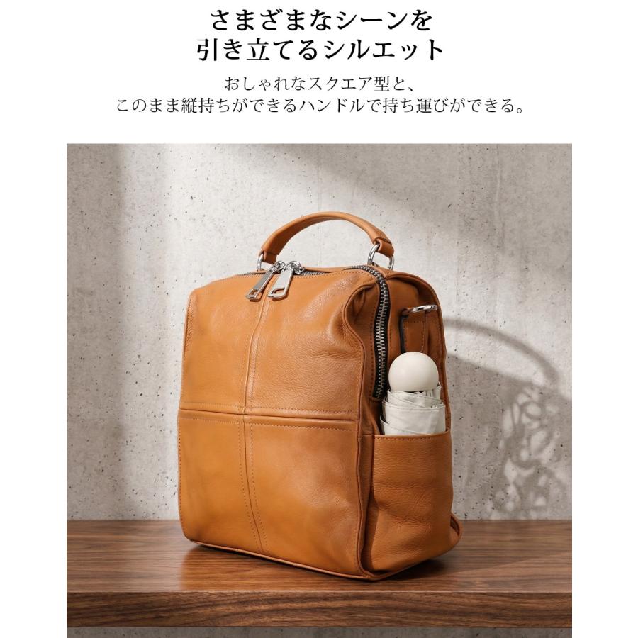 2WAY リュック 本革 リュックサック 革 レザー レディース レディース