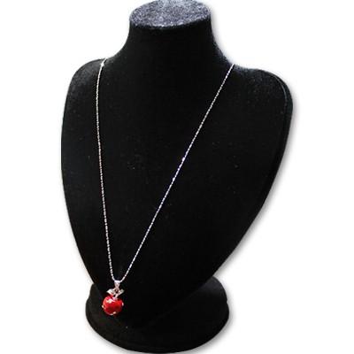 キラキラ キュービック りんご型 トップ シェルパール 真珠 リンゴ