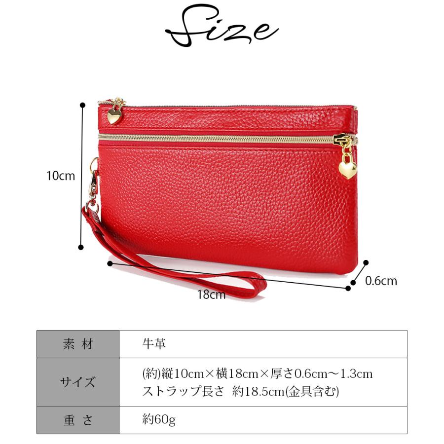 薄い財布 本革 スリム財布 ハンドストラップ レザー レディース財布