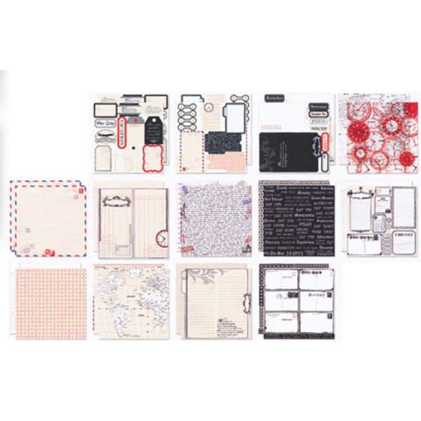 [TeresaCollins] Travel Ledger Collection ジャーナルアルバムキット 6x12インチ {TL1417