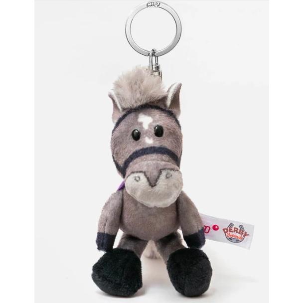 【競馬】クロノジェネシス（第65回有馬記念）ぬいぐるみ／アイドルホースSサイズ NICI（ニキ） クロノジェネシス キーリング 競馬 ぬいぐるみ 第65回