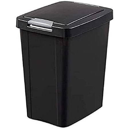 最安 13 タッチ缶 特別価格STERILITE Gallon 10459004好評販売中 ブラック ゴミ箱、ダストボックス