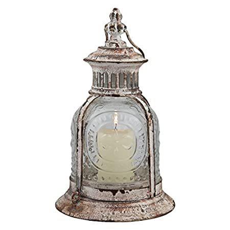 海外の価値ある商品を送料無料・セール価格でお届けします！特別価格Stonebriar Antique White Metal Candle Lantern, Use As Decoration for Birthd好評販売中