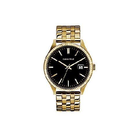 人気メーカー・ブランド 特別価格Caravelle 44b121メンズゴールド仕上げ腕時計好評販売中 腕時計