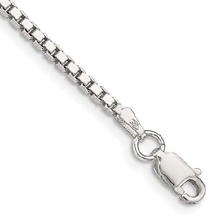 【2022 新作】 Anklet Chain Box Link 1.9mm Silver Sterling 特別価格925 Ankle Inch好評販売中 8 Bracelet Beach カフス