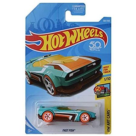 新品即決 Fast Hotwheels 特別価格DieCast Fish 1/10好評販売中 Cars Art 301/365, [Aqua] ミニカー