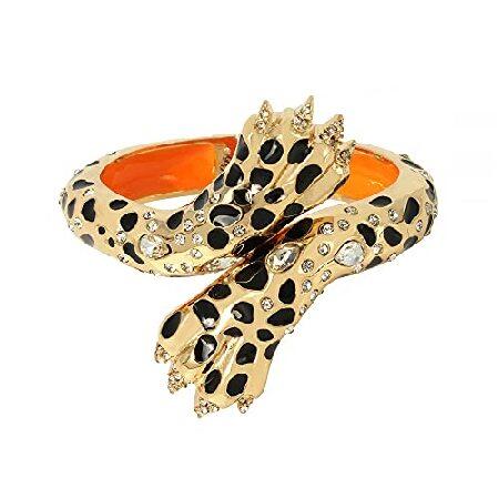 大人気 特別価格Betsey Johnson Leopard Claw Hinged Bangle好評販売中 ブレスレット