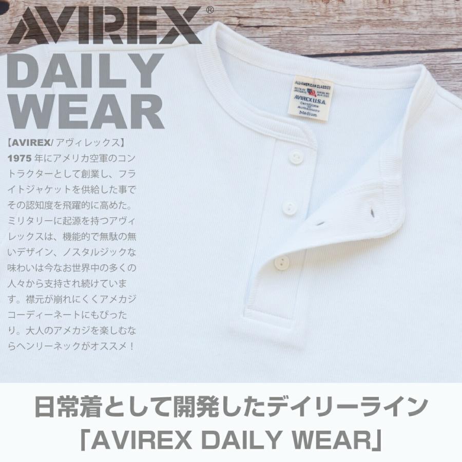 AVIREX（アヴィレックス） アビレックス ( ヘンリーネック 長袖 T