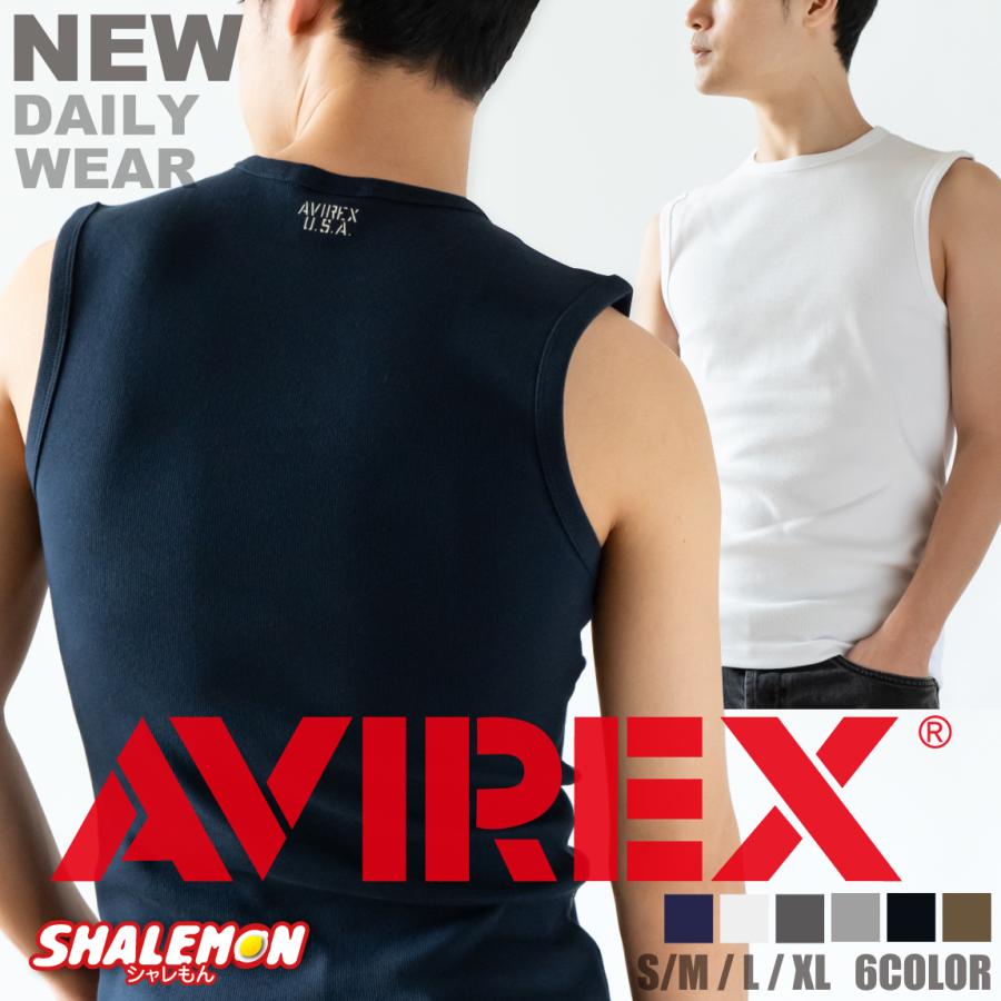 新品タグ付き　ALBOVE ノースリーブブラ　ネイビー　Mサイズ AVIREX（アヴィレックス） アビレックス デイリーシリーズ