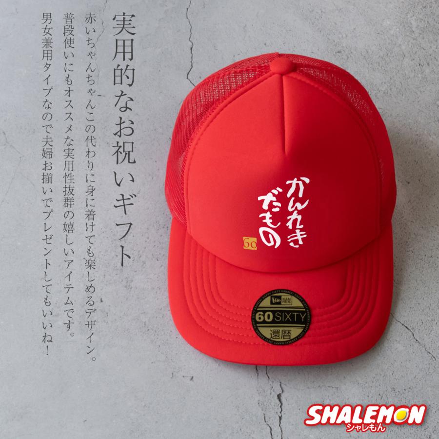 もんちゃんです　ラスト！プレゼンテーションシート　帽子を被った男の子② シャレもん 還暦祝い 男性 女性 帽子 キャップ ( かんれきだもの )( 金