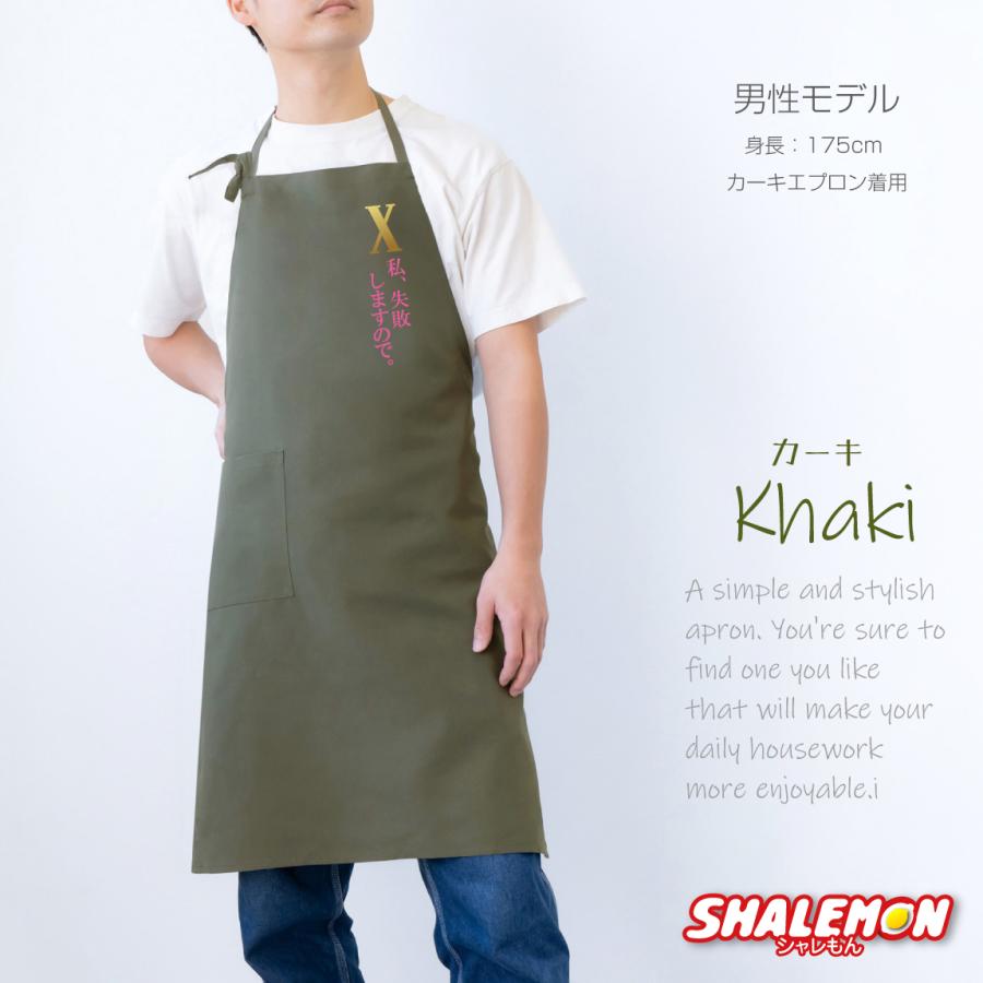 シャレもん 母の日 おもしろ ( エプロン )( 私、失敗しますので ) 妻
