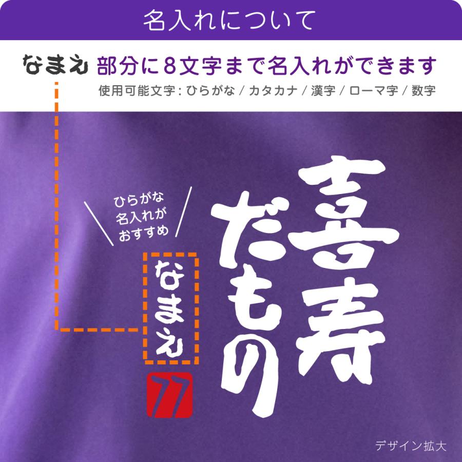 喜寿 お祝い 母 名入れ 喜寿祝い ( エプロン )( 喜寿だもの )( ７７ ) ちゃんちゃんこ の代わり プレゼントきじゅいわい ワイン  ネームインポエム(DMT)