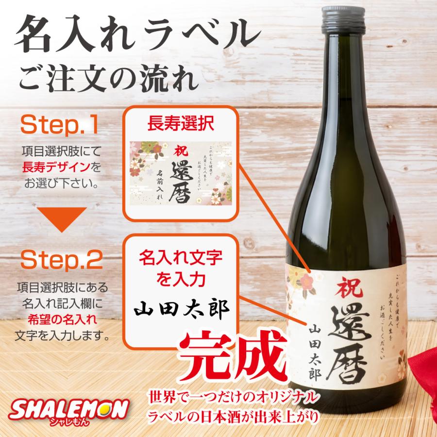 還暦祝い 日本酒 還暦 古希 喜寿 傘寿 米寿 卒寿 古希祝い ( 選べる