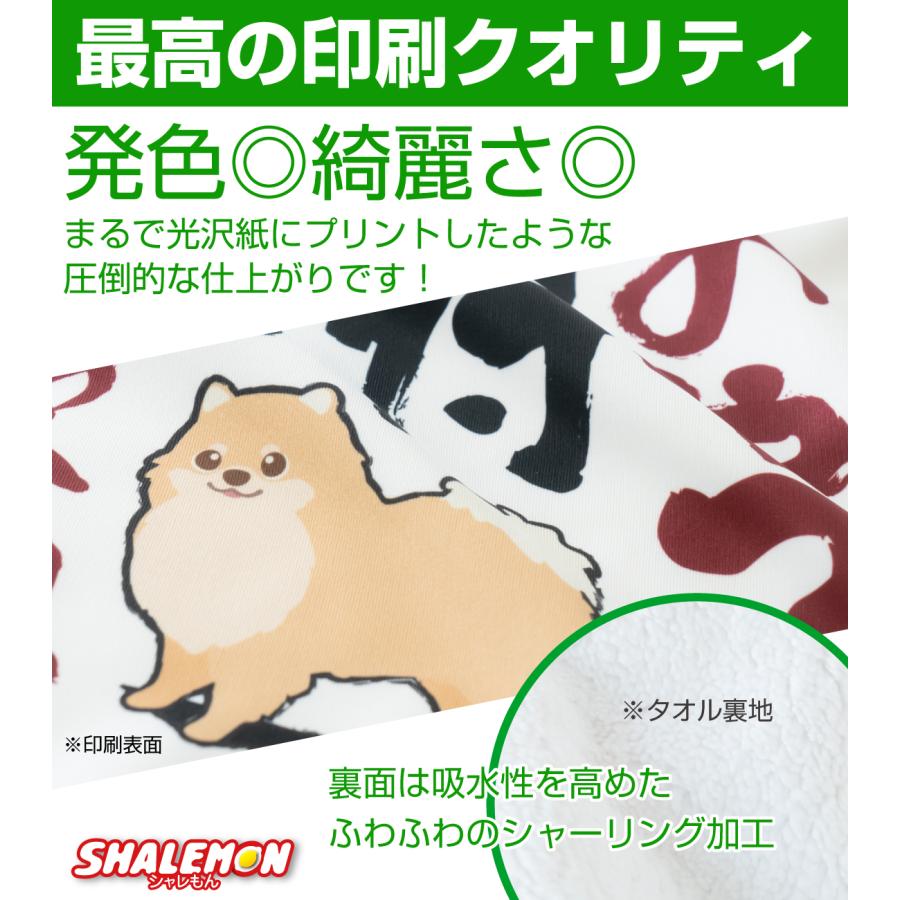 キャメレオン竹田 Ekelund エーケルンド 犬柄 おおぽち先生 タオル おもしろ 犬 フェイスタオル ( 犬好きのための タオル 選べる デザイン