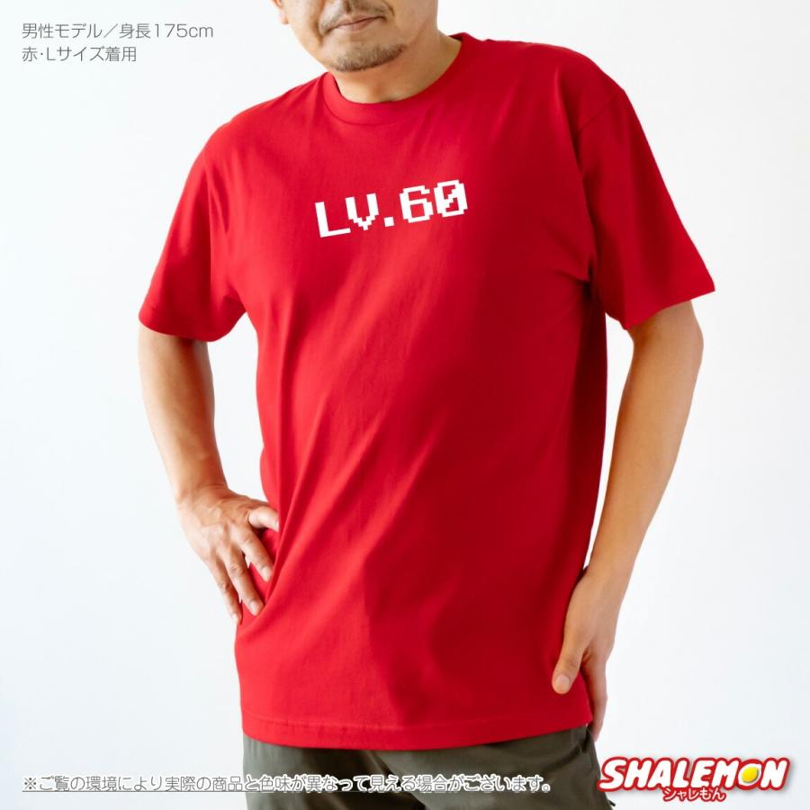 おもしろTシャツ ( レベル 数字 番号 カスタム プリント ) おもしろ 面白い Tシャツ 半袖 メンズ レディース キッズ クラスTシャツ クラスT 体育祭 (LVT) | シャレもん | 04