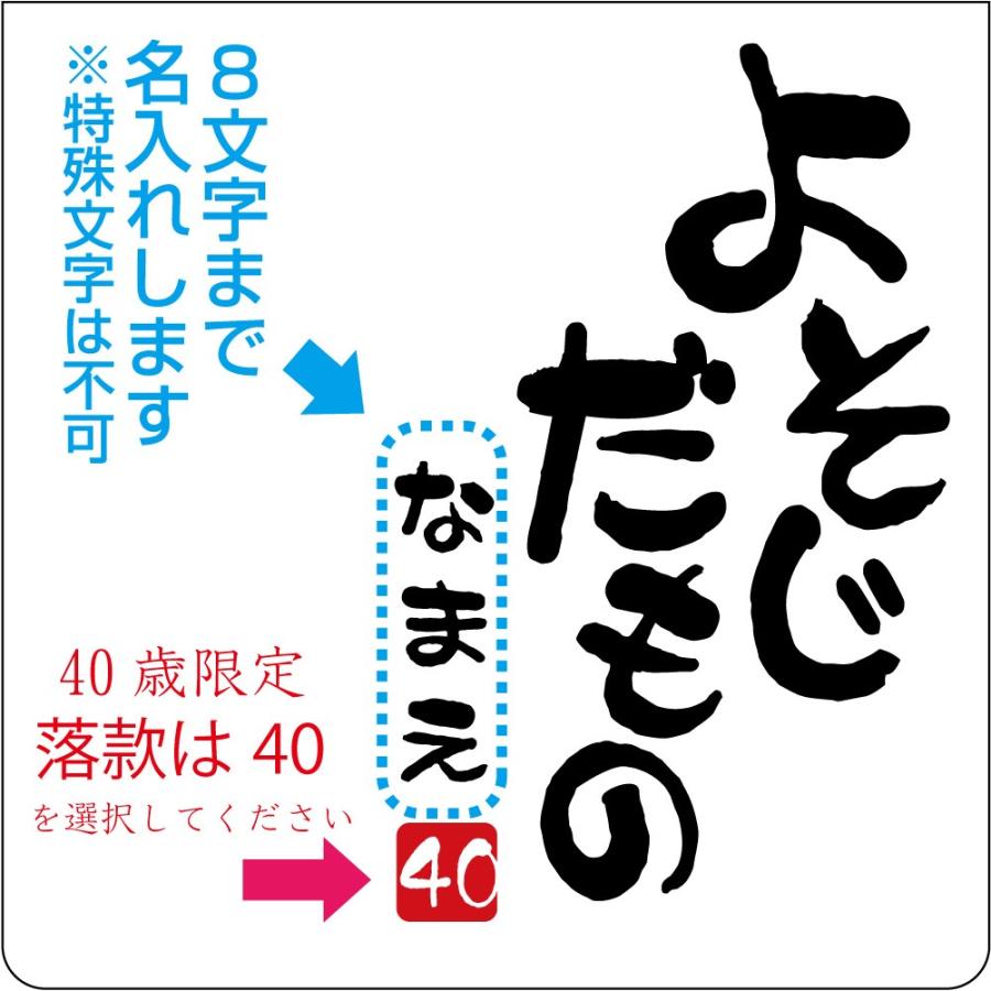 名入れ 四十路 四十代 アラフォー Tシャツ 選べる5色 40代 だものシリーズ 40歳 プレゼント 誕生日 バースデー メンズ レディース M3 Dmt シャレもん Tscs5c Yosoji シャレもんヤフーショッピング店 通販 Yahoo ショッピング