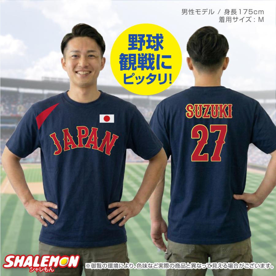 シャレもん WBC 2026 応援 グッズ おもしろ Tシャツ 名入れ ( JAPAN
