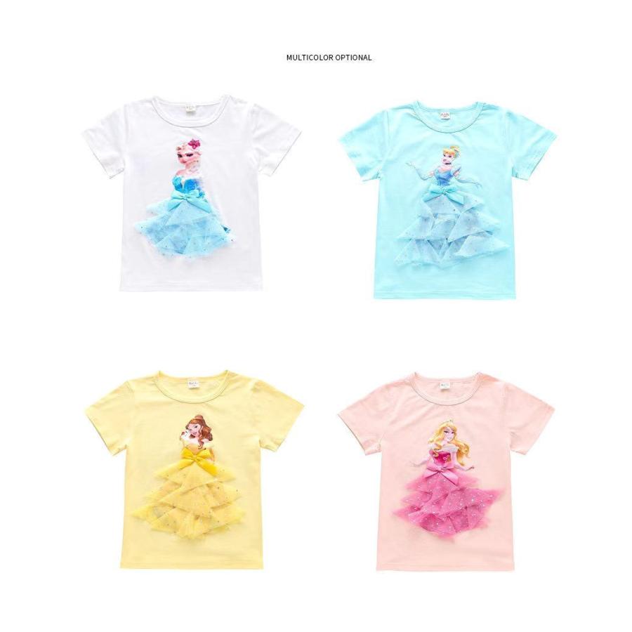 半袖プリンセス アナ雪エルサ シンデレラ ベル オーロラ姫 Tシャツ トップス がルーズ 子供服 キッズ ベビー 100 110 1 130 140 Hansode01 サリストア 通販 Yahoo ショッピング