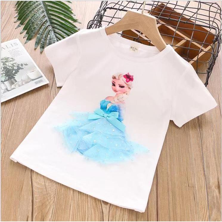 プリンセス ベビー 2t 90cm Tシャツ アメリカ オーロラ姫 シンデレラ ディズニー ベビー服 半袖 女の子 子供用 輸入 以上節約 子供用