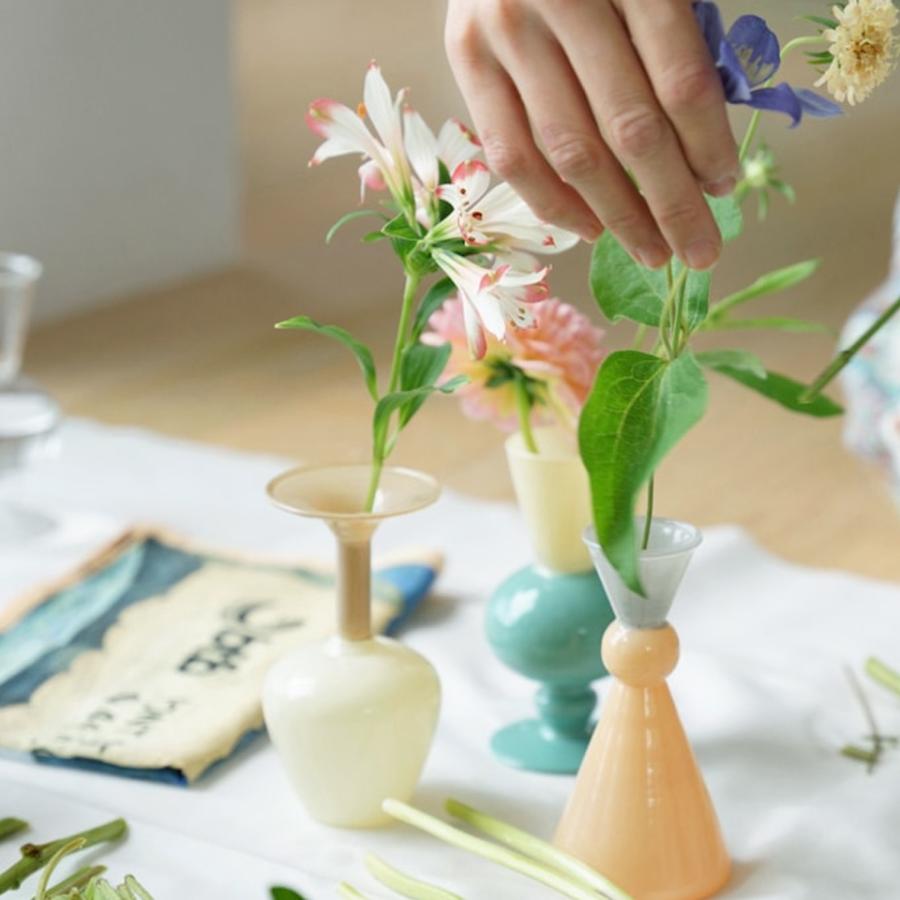 MINI VASE -TWO TONE series- ／amabro ツートン 花瓶 フラワーベース