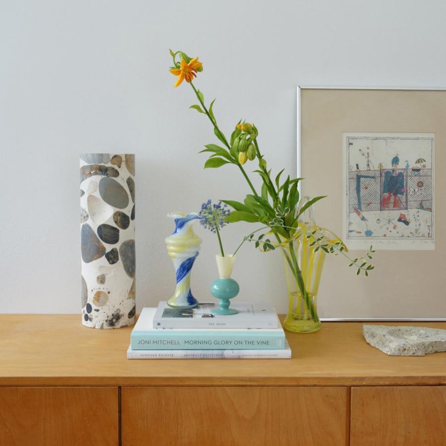 MINI VASE -TWO TONE series- ／amabro ツートン 花瓶 フラワーベース