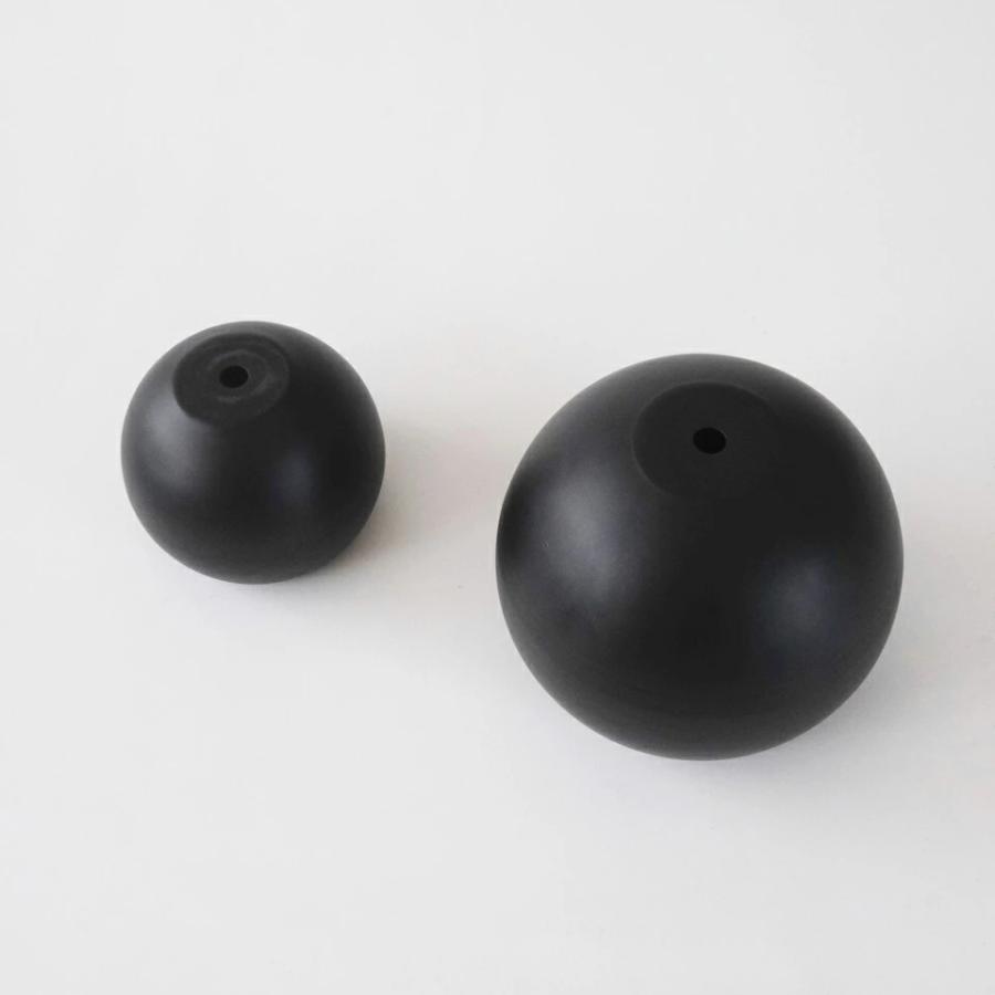 BLACK IRON POT【 orb（オーブ）】Mサイズ 黒 植木鉢 ブラックアイアン