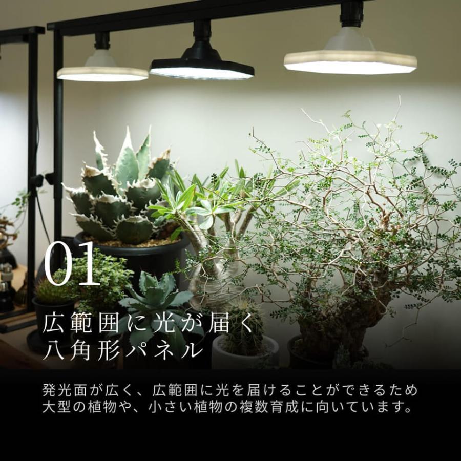 パネルライト【ROKI OCTAGON 50W】ロキ オクタゴン BARREL LED 植物