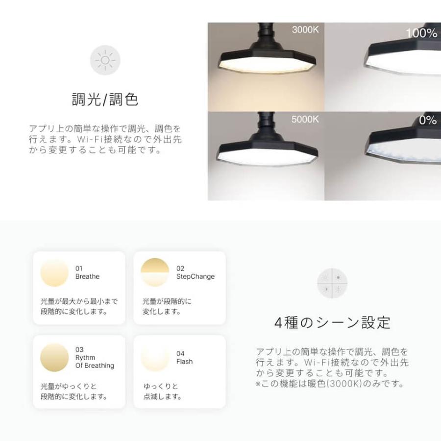 パネルライト【ROKI OCTAGON 50W】ロキ オクタゴン BARREL LED 植物