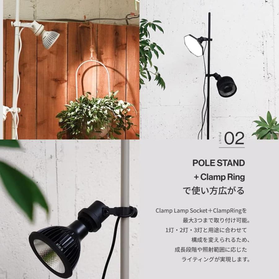 【訳あり】BARREL パネルライト・専用スタンド 2個セット BARREL ポールスタンドセット【3点SET】POLESTAND／ClampLampSocket
