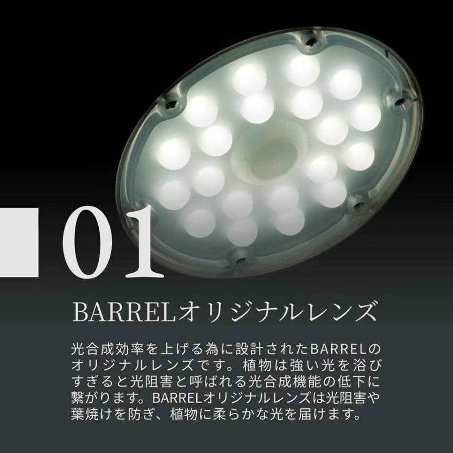 WAP SUN 20W【BARREL】防水仕様！光合成効率を上げる【植物育成ライト