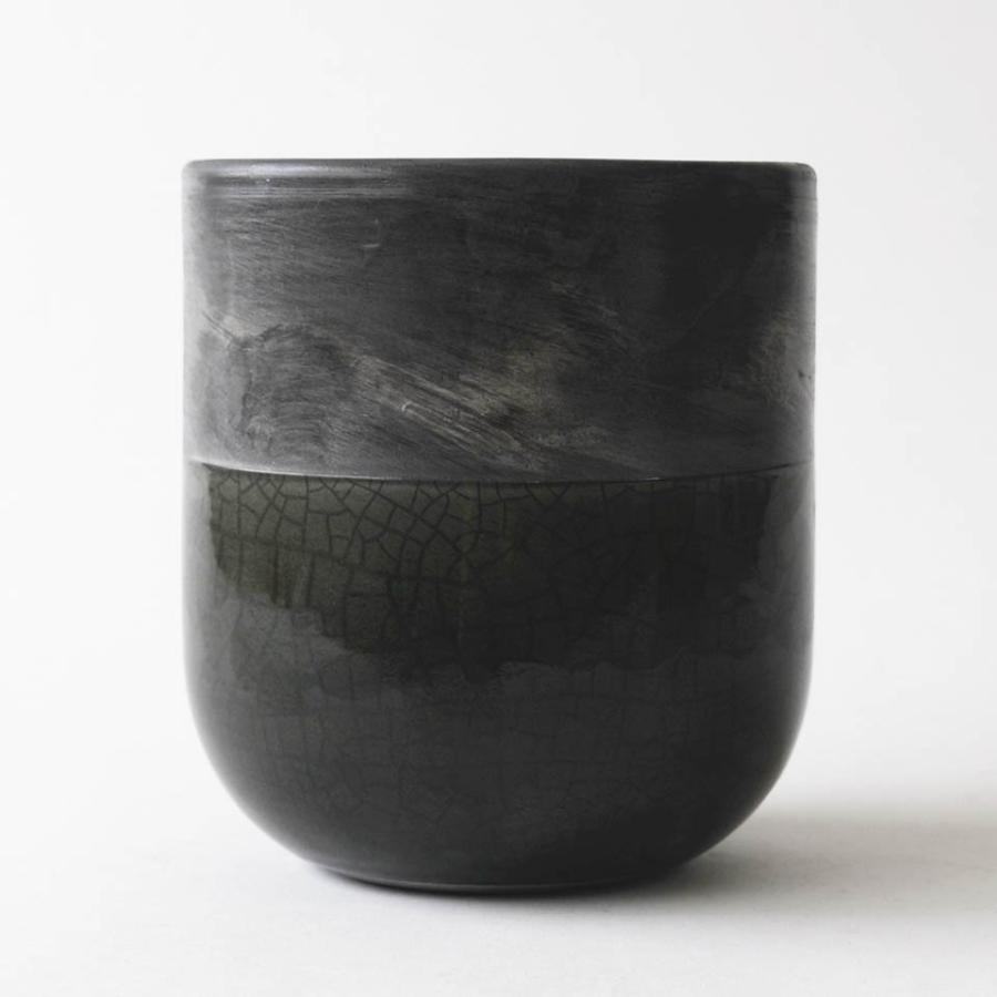 HANAHIBIKI 【dark green】／Φ14cm×H16cm 直径12cm以下 鉢カバー