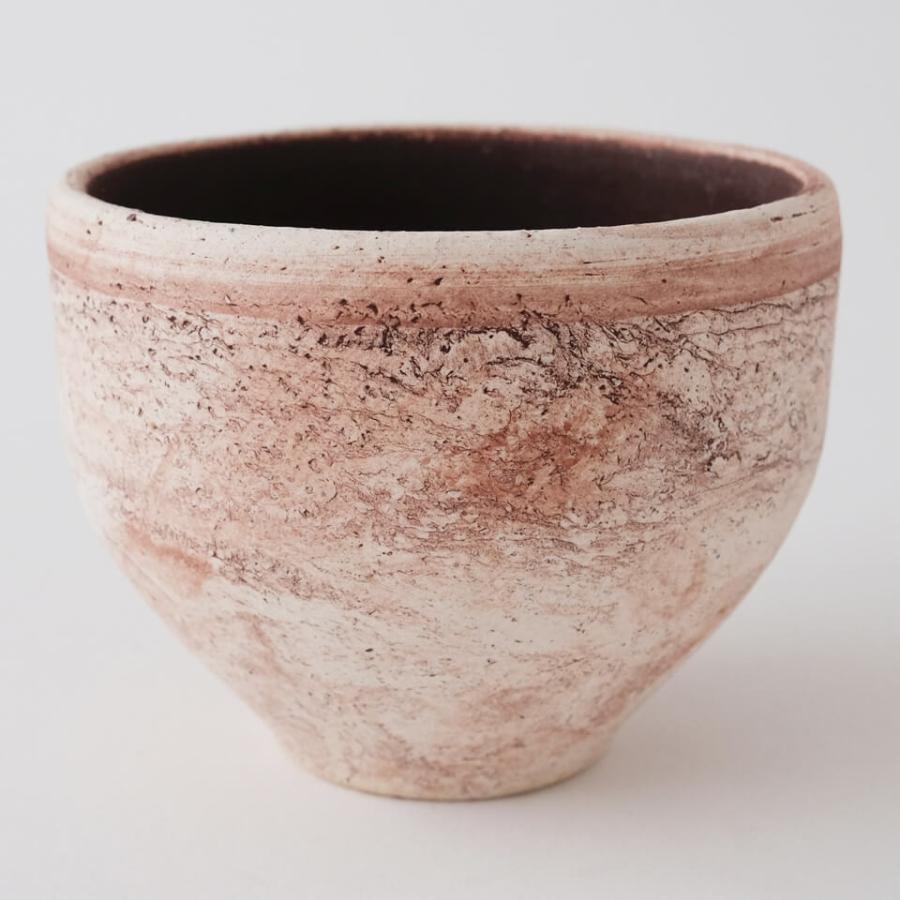 SAISEI【 BOWL 】BROWN Φ9.7cm×H7.4cm 3号 植木鉢 美濃焼 陶磁器 丸型
