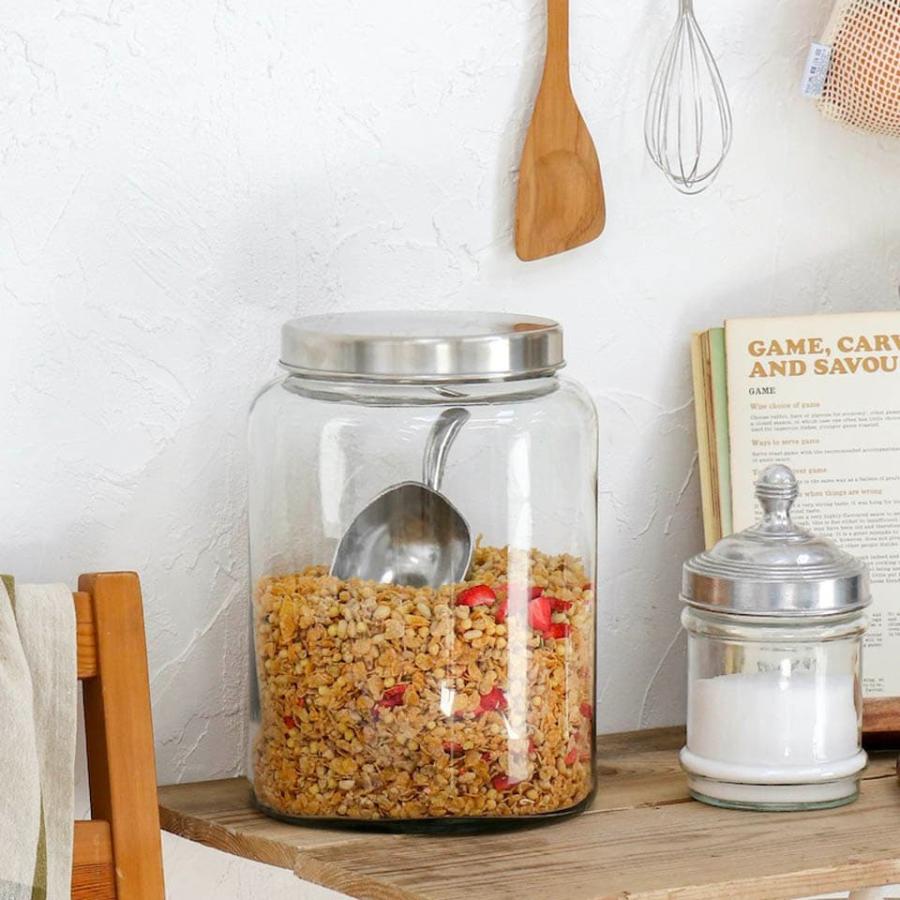 S507 キルステン オースターガード 蓋付 陶器 ボトル オブジェ DULTON（ダルトン） JUMBO JAR／7.5L 用土入れ 化粧石 園芸 収納