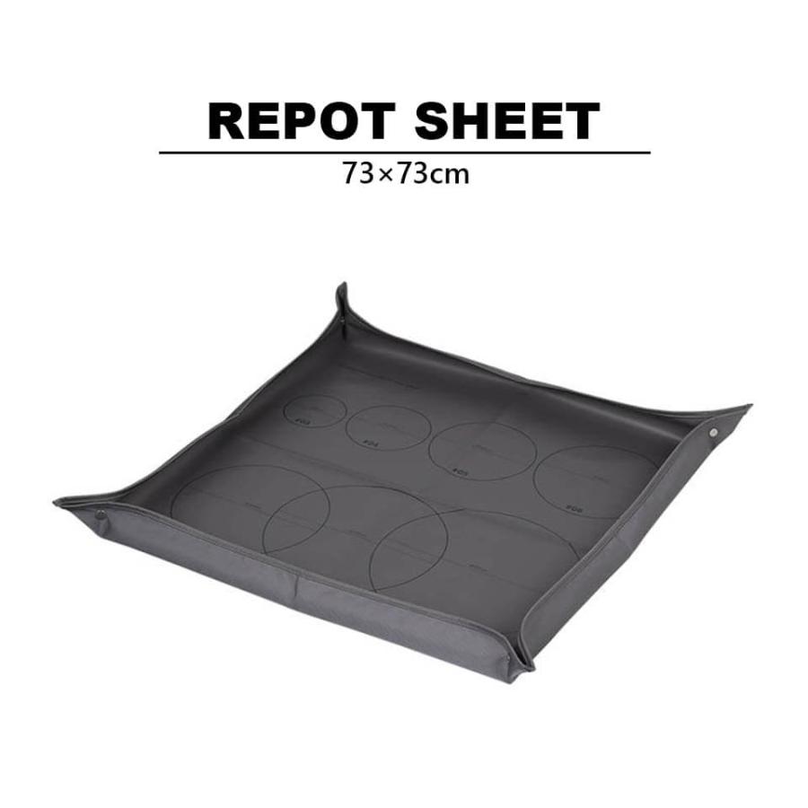 植え替えシート【REPOT SHEET】グレー 園芸シート プランティング