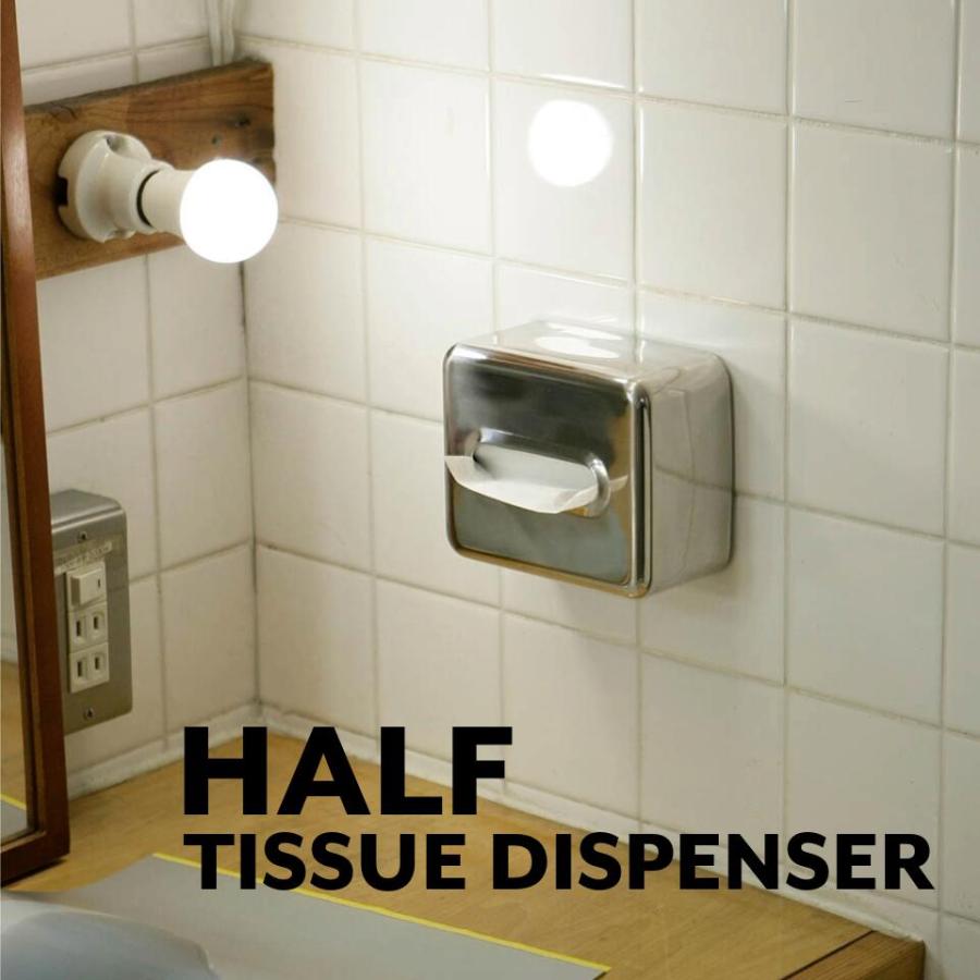 DULTON（ダルトン） TISSUE DISPENSER【HALF】壁掛けもできるハーフ