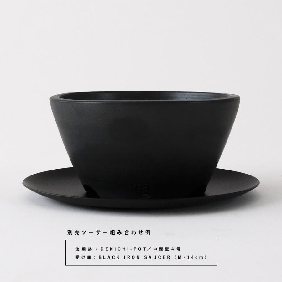 新品!!4個セット 伝市鉢 4号 黒化粧 (アガベ パキポディウム 塊根 作家鉢 楽天市場】伝市鉢 中深型【ブラック】4号 φ12×H6cm 植木鉢 陶器