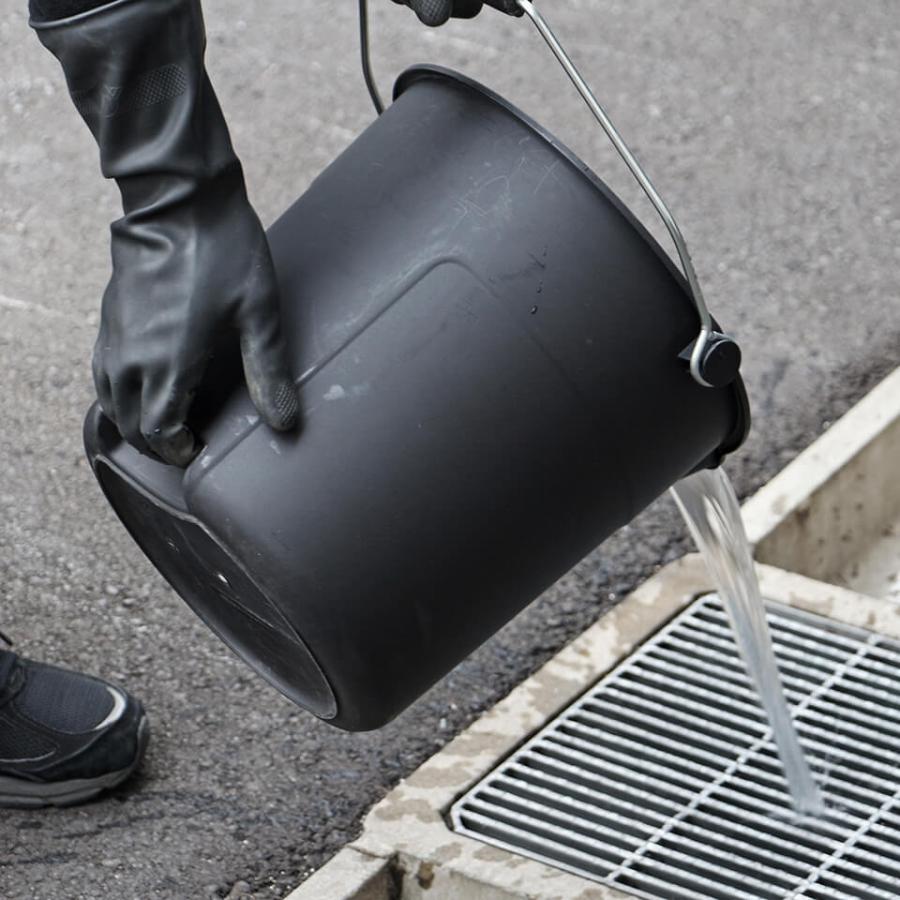 THOR／ROUND BUCKET【10L】バケツ 丸型 筒型 目盛り 持ち手 プラスチック TRUST ソー おしゃれ かっこいい アウトドア｜shallowplants｜06