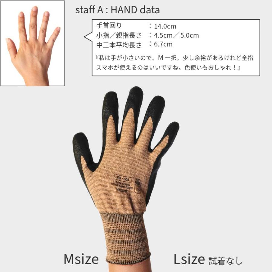 tet（テト）.】workers glove 背抜き手袋 作業用 おしゃれ かっこいい