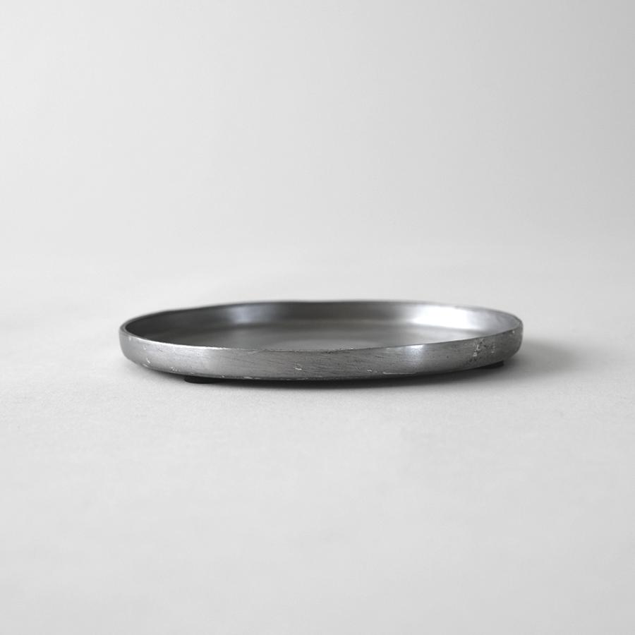 PLATE SAUCER【 10cm 】アルミソーサー 受け皿 鉢皿 さびにくい