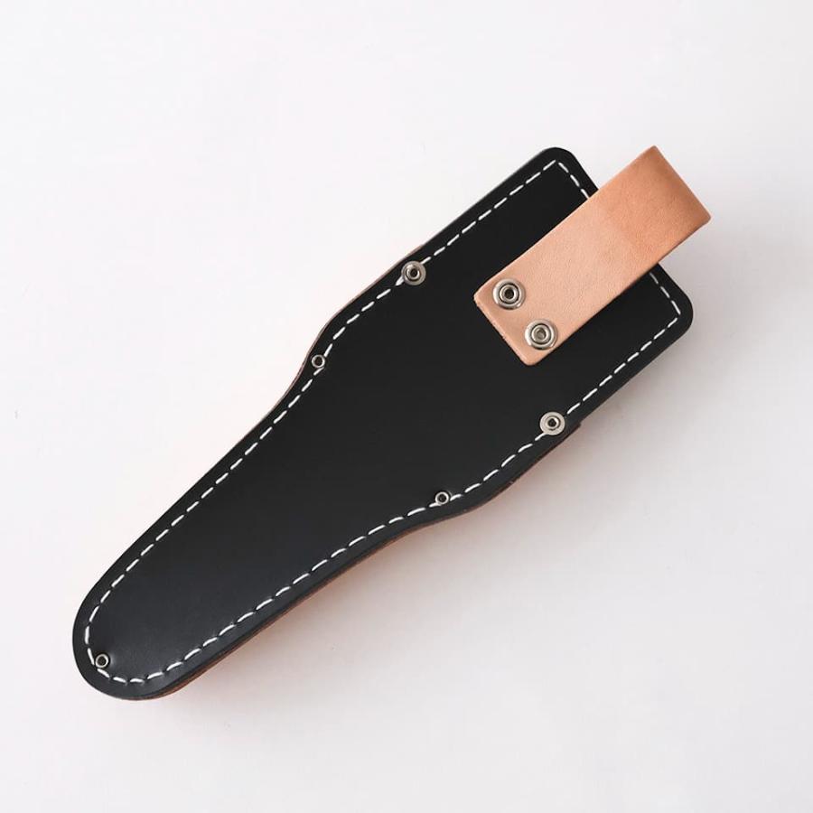 兼進製 剪定鋏ケース ［芽切鋏【No.95D】専用］<br>牛革 ヌメ革 本革