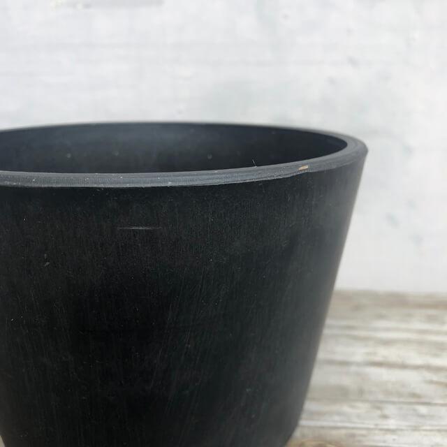 BLACK PLASTIC POT【LOW TYPE】15cm×10cm 黒 プラ鉢 5号 植木鉢