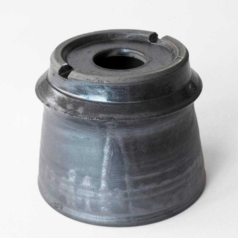 KAMIYAMA -MANGAN- RIM【M】 φ12cm×9.5cm マンガン釉 リム型 4号
