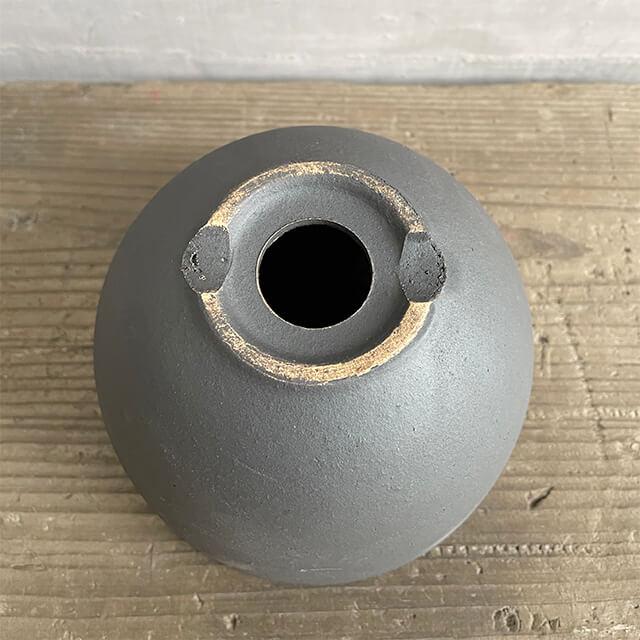 KAMIYAMA BLACK MATTE POT【黒マット丸 4号】ROUND TYPE 12.5cm KAMIYAMA BLACK MATTE POT【黒マット丸 4号】ROUND TYPE 12.5cm