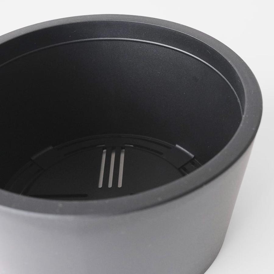 Maceta PlasticPot／BasicLow【Size5】Φ124mm×H66mm 内径111mm マセタ プラ鉢 植木鉢 黒 マット 艶消し 排水性 おしゃれ 室内 浅鉢 4号 実生 子株 |  | 04