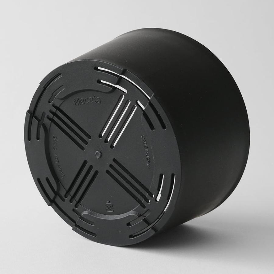 Maceta PlasticPot／BasicLow【Size6】Φ141mm×H75mm 内径127mm マセタ プラ鉢 植木鉢 黒 マット 艶消し 排水性 おしゃれ 室内 浅鉢 5号 実生 子株 |  | 10